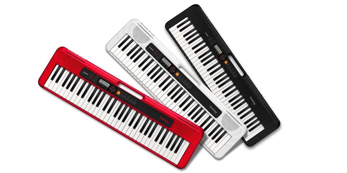 Casio Casiotone CT-S200RD Electronic Keyboard 61-Key with USB Red