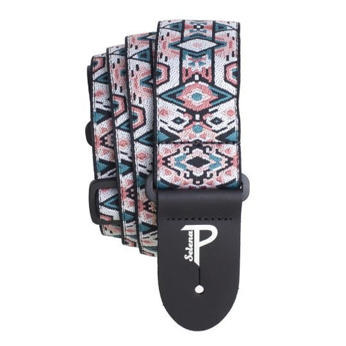 2″ TWS - 7651 HOPE COLLECTION GEOMETRIC PATTERN JACQUARD GUITAR STRAP Perri's Guitar Accessories for sale canada