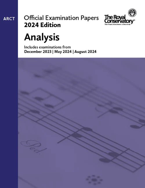 2024 Official Examination Papers: ARCT - Analysis Frederick Harris Music Music Books for sale canada