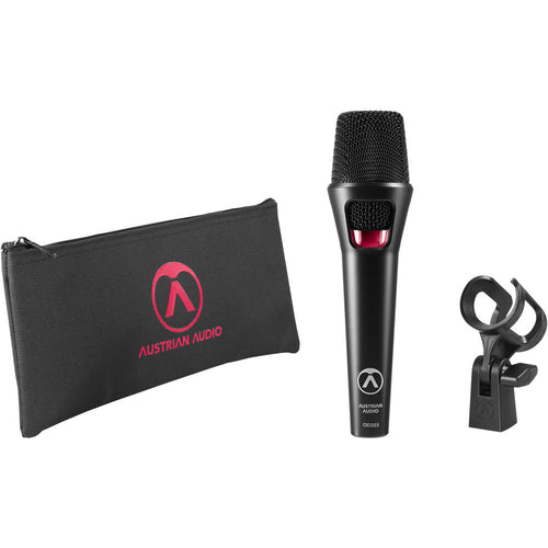 Austrian Audio Handheld Supercardioid Dynamic Handheld Vocal Microphone, Black Austrian Audio Microphone for sale canada