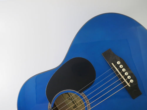 Beaver Creek 3/4 Dreadnought Acoustic BCTD601 Guitar Trans Blue Beaver Creek Guitar for sale canada