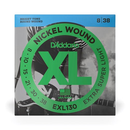 D'Addario EXL130 - Nickel Wound EXTRA SUPER LIGHT 08-38 D'Addario &Co. Inc Guitar Accessories for sale canada