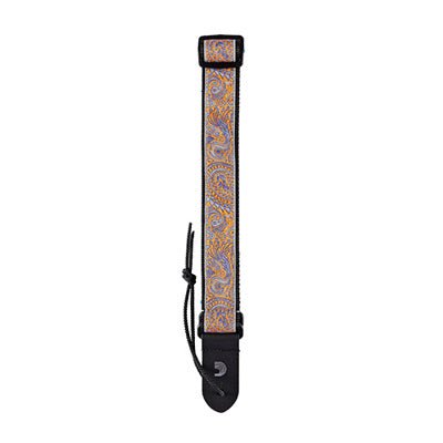 D'Addario Jacquard Ukulele Straps, Paisley Grey/Orange D'Addario &Co. Inc Ukulele Accessories for sale canada