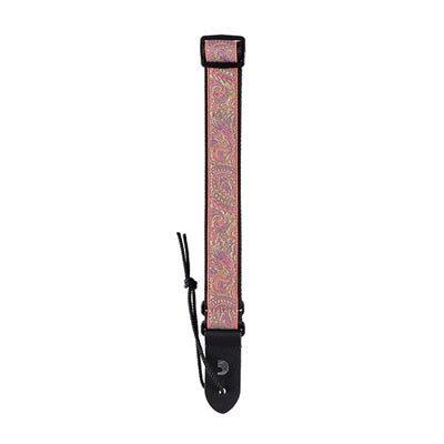 D'Addario Jacquard Ukulele Straps, Paisley Pink/Green D'Addario &Co. Inc Ukulele Accessories for sale canada