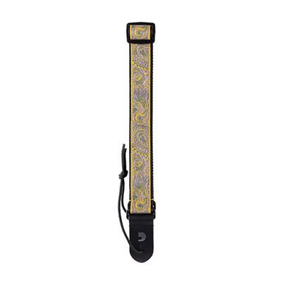 D'Addario Jacquard Ukulele Straps, Paisley Yellow/Purple D'Addario &Co. Inc Ukulele Accessories for sale canada