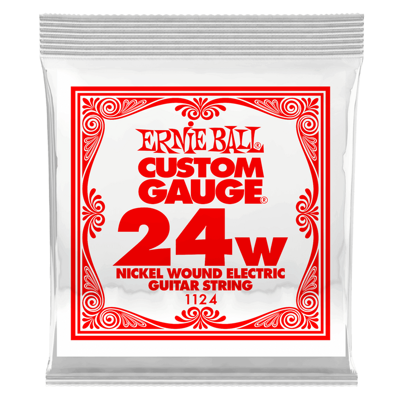 Ernie Ball 1124 Nickel Wound Electric Guitar String - 0.024 Ernie Ball Guitar Accessories for sale canada