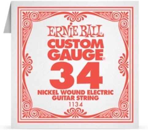 Ernie Ball 1134 Nickel Wound Electric or Acoustic Guitar String - 0.034 Ernie Ball Guitar Accessories for sale canada