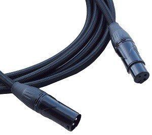 GF TWEED (ALL BLACK) MICROPHONE XLR x XLR CABLE - 10 FEET Groove Factory Accessories for sale canada