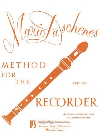 Mario Duschenes Method for the Recorder – Part 1 - Soprano (Descant) and Tenor Hal Leonard Corporation Music Books for sale canada