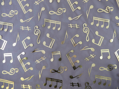 Scarf w/ Mixed Music Notes Orange/Gold Music Treasures Accessories for sale canada