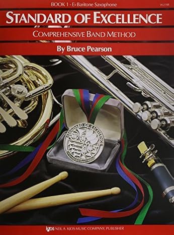 Standard of Excellence - Eb Baritone Saxophone, Book 1 Kjos (Neil A.) Music Co ,U.S. Music Books for sale canada