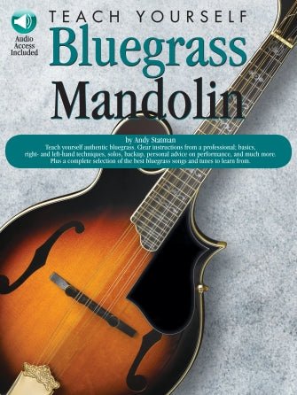 Teach Yourself Bluegrass Mandolin (Book & Audio Access) Hal Leonard Corporation Music Books for sale canada