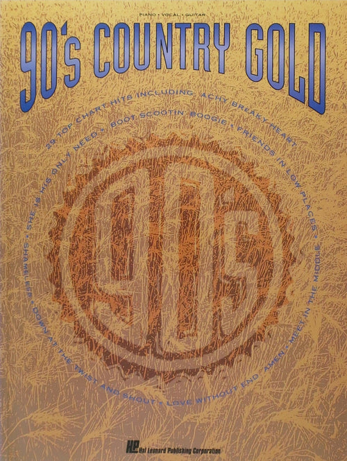 90's Country Gold - P/V/G Hal Leonard Corporation Music Books for sale canada