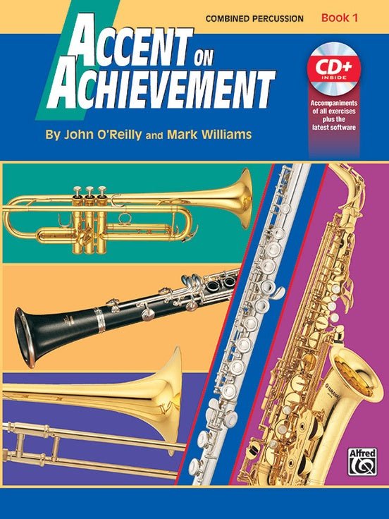 Accent on Achievement, Book 1 for Combined Percussion & CD Alfred Music Publishing Music Books for sale canada