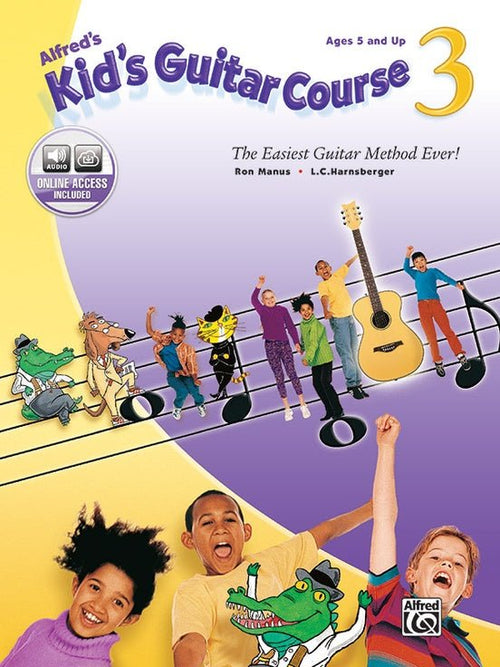 Alfred's Kid's Guitar Course 3, Book & Online Audio Alfred Music Publishing Music Books for sale canada