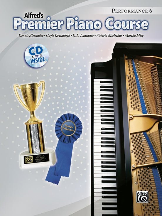 Alfred's Premier Piano Course, Performance 6 with CD Alfred Music Publishing Music Books for sale canada