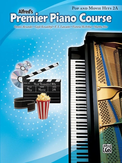 Alfred's Premier Piano Course, Pop and Movie Hits 2A Alfred Music Publishing Music Books for sale canada