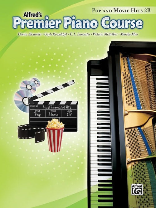 Alfred's Premier Piano Course, Pop and Movie Hits 2B Alfred Music Publishing Music Books for sale canada