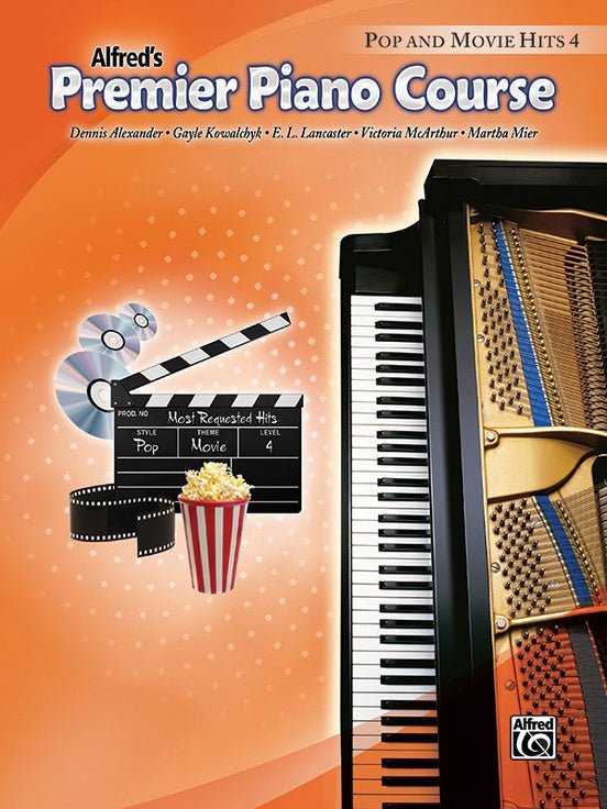 Alfred's Premier Piano Course, Pop And Movie Hits 4 Alfred Music Publishing Music Books for sale canada