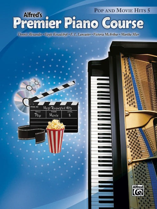 Alfred's Premier Piano Course, Pop and Movie Hits 5 Alfred Music Publishing Music Books for sale canada