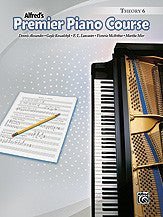 Alfred's Premier Piano Course, Theory 6 Alfred Music Publishing Music Books for sale canada