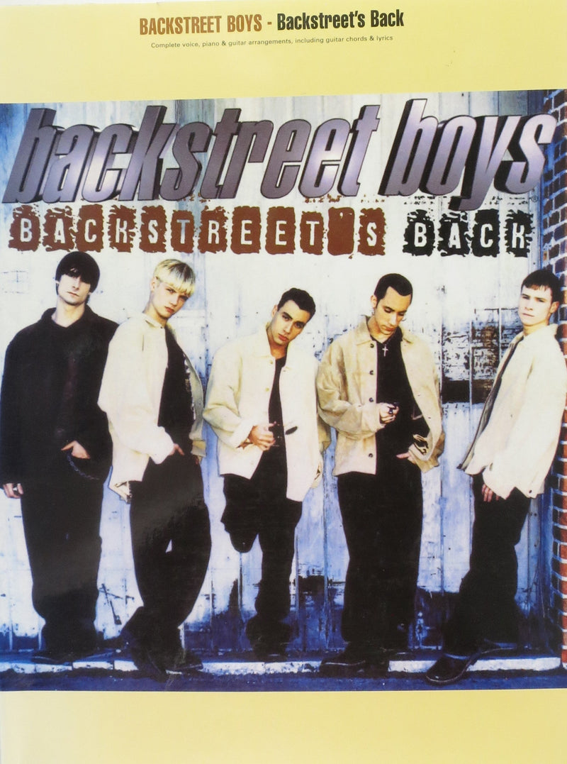 Backstreet Boys Backstreet's Back Amsco Publications Music Books for sale canada