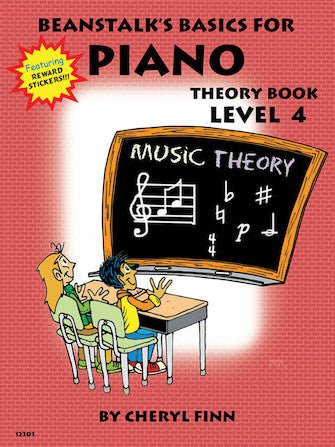 Beanstalk's Basics for Piano Theory Level 4 Hal Leonard Corporation Music Books for sale canada