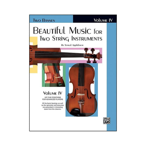 Beautiful Music For Two String Instruments Vol. IV Alfred Music Publishing Music Books for sale canada