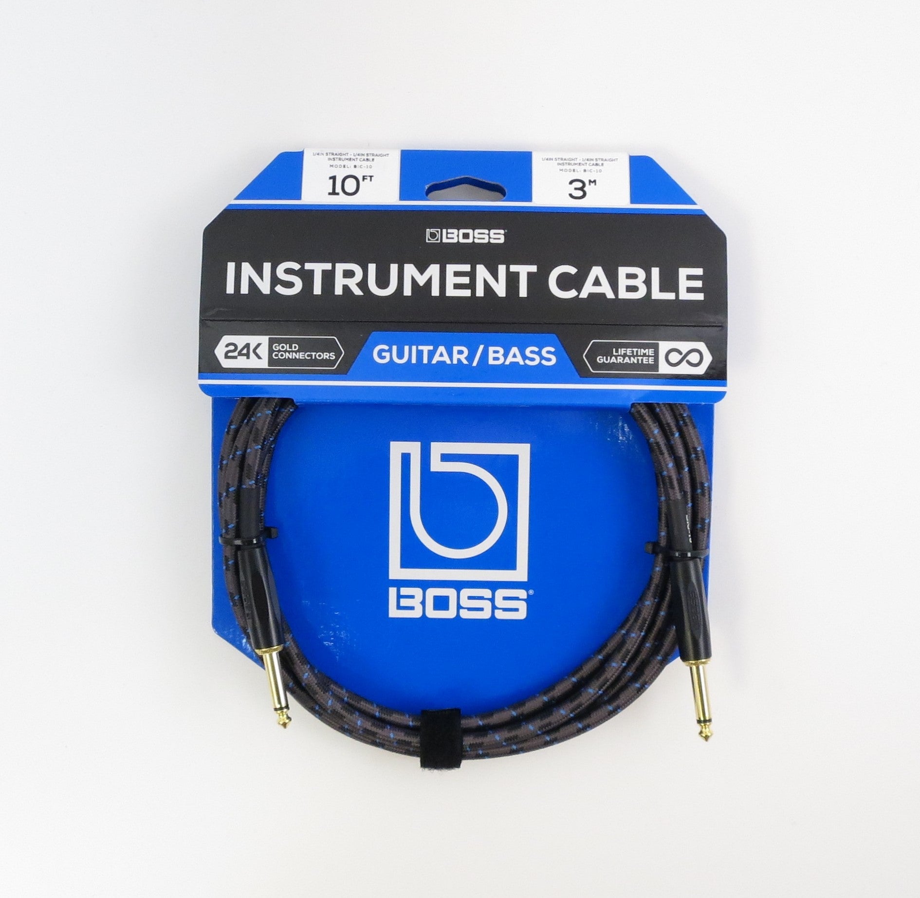 BOSS BIC Instrument Cable, Guitar/Bass