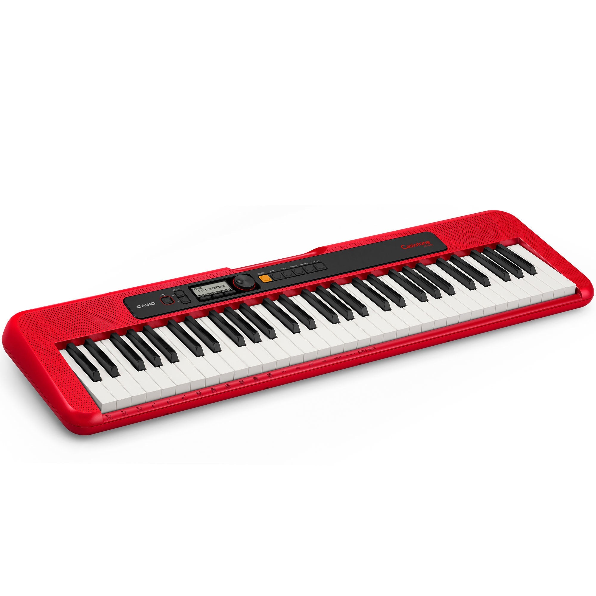 Casio Casiotone CT-S200RD Electronic Keyboard 61-Key with USB Red