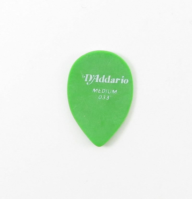 D'Addario Guitar Pick Medium Green Teardrop 33mm D'Addario &Co. Inc Guitar Accessories for sale canada