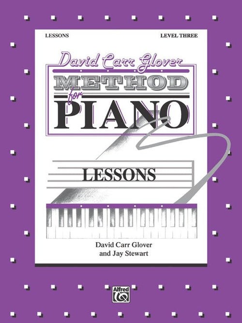 David Carr Glover Method for Piano: Lessons, Level 3 Alfred Music Publishing Music Books for sale canada