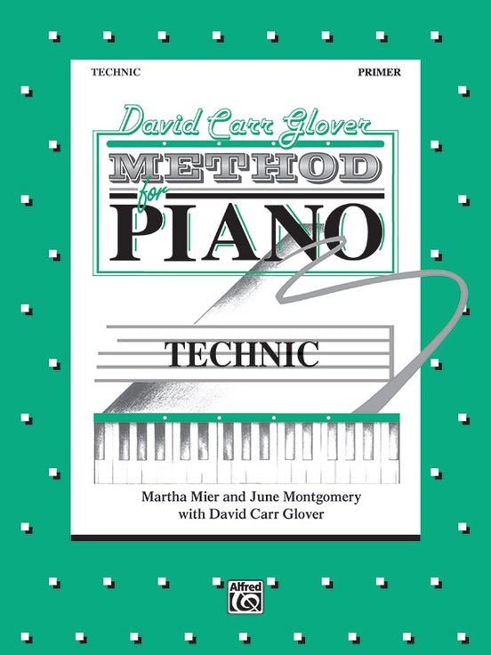 David Carr Glover Method for Piano: Technic, Primer Alfred Music Publishing Music Books for sale canada