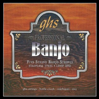 GHS Professional Banjo 5 Strings Set, Medium Light GHS Music Products Accessories for sale canada