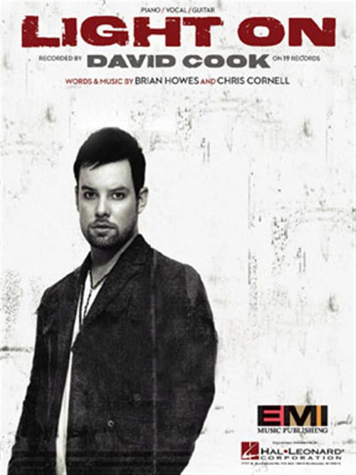 Light On by David Cook Hal Leonard Corporation Music Books for sale canada