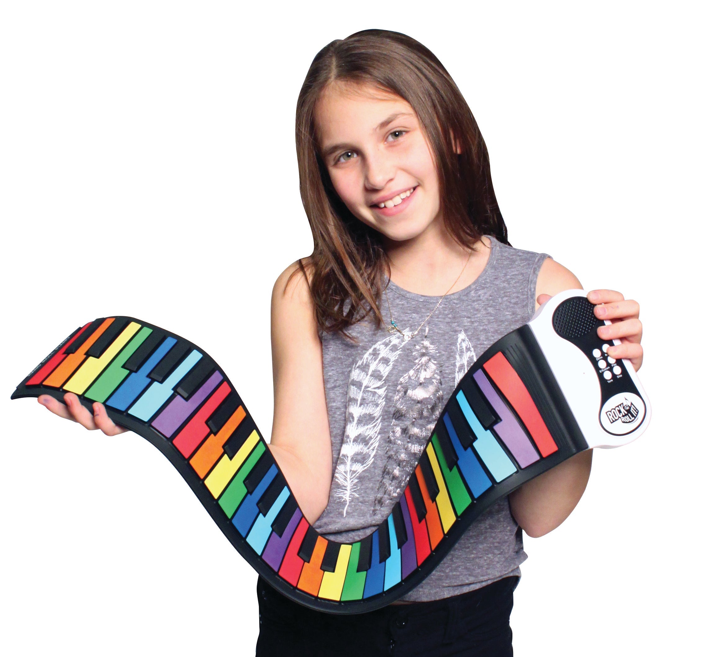 Mukikim MUK-PN49CLR Rock and Roll It-Rainbow Piano