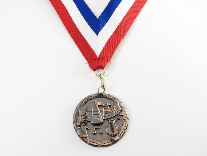 Music Medallion Award Medal with Neck Ribbon 8th Note Music Treasures Novelty for sale canada