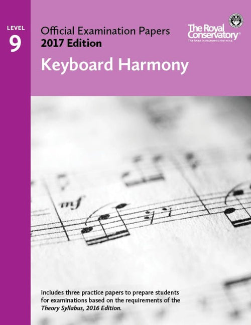 Official Examination Papers Basic Keyboard Harmony 2017 Frederick Harris Music Music Books for sale canada