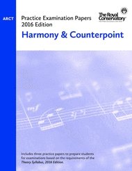 Practice Examination Papers 2016 Edition: ARCT Harmony & Counterpoint Frederick Harris Music Music Books for sale canada