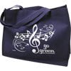 Reusable Music Staff Go Green Tote Bag Navy Aim Gifts Accessories for sale canada