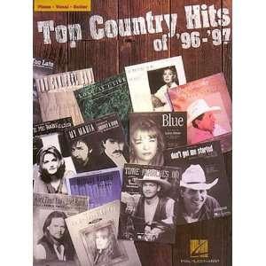 Top Country Hits of '96-'97 - P/V/G Hal Leonard Corporation Music Books for sale canada